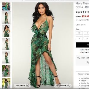 More than Enough Tropical Dress